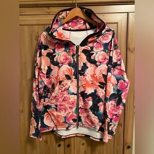Floral Lululemon Zip Up Hoodie